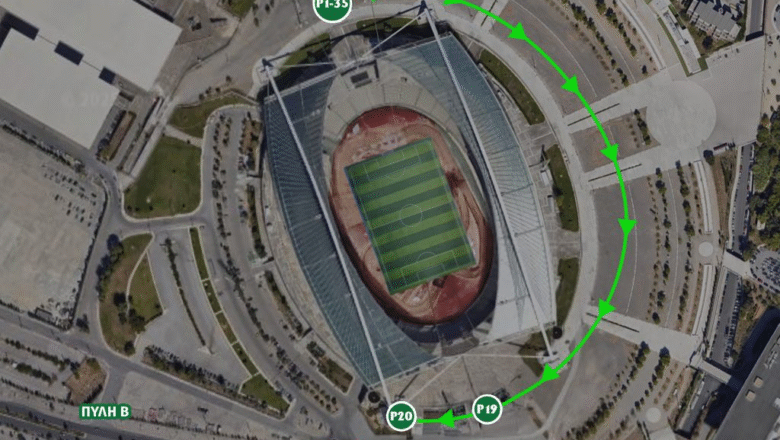 Η πρόσβαση στο ΟΑΚΑ για το ματς με την GAE