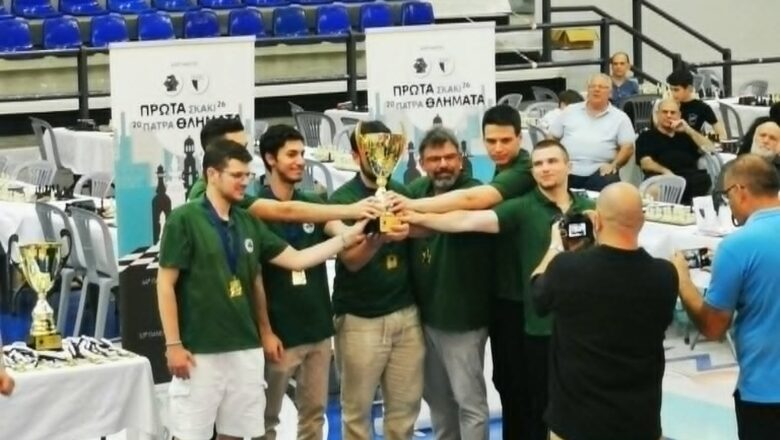Πρωταθλητής Ελλάδος στο σκάκι και νταμπλ στο σύνολο!!!